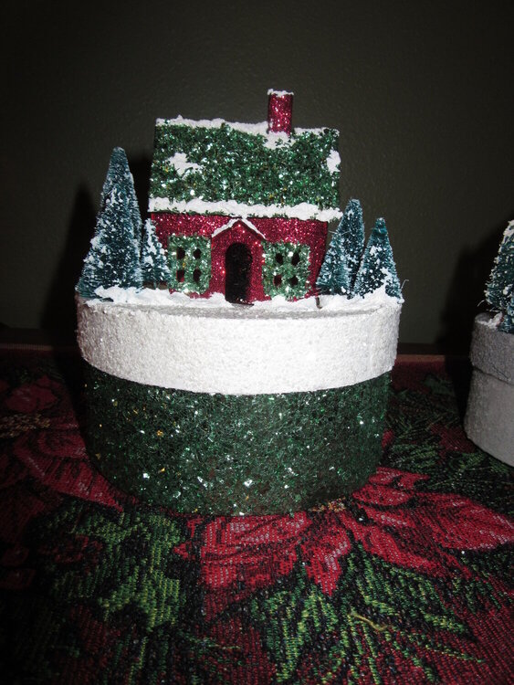 Glitter Christmas House