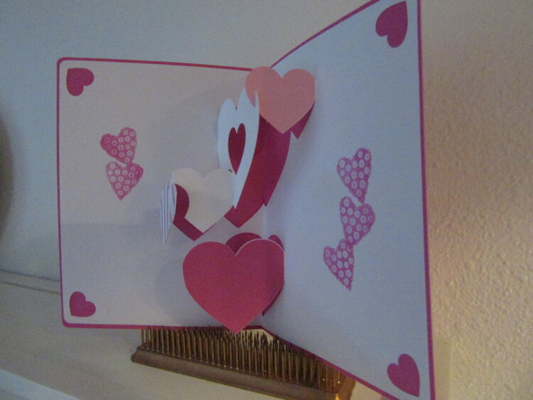 Inside of Valentine card