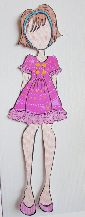 Prima stamp doll:  Keira