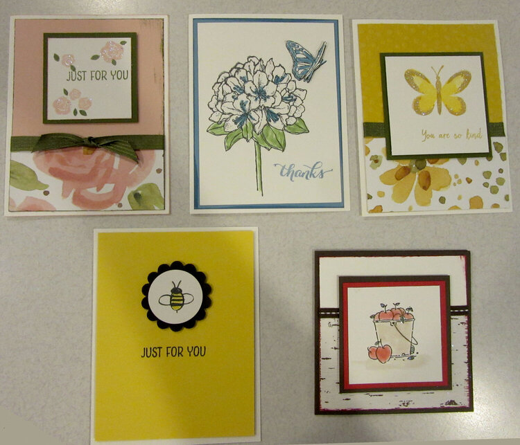 Stampin&#039; Up cards