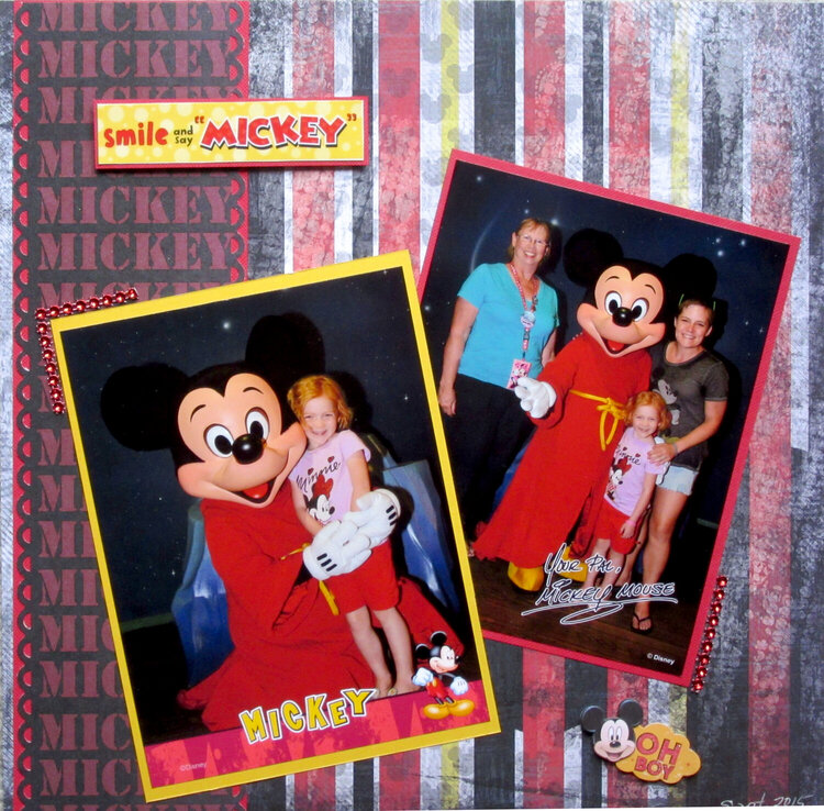 Smile and say &quot;Mickey&quot; layout