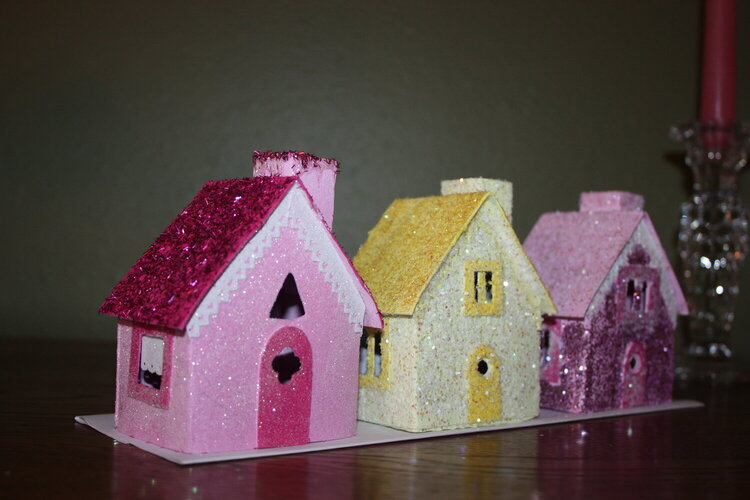 Tiny Glitter Houses