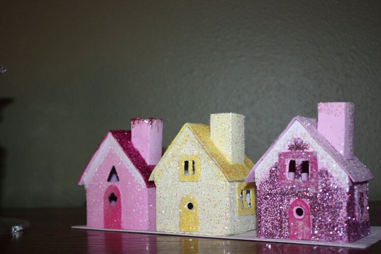 Tiny Glitter Houses