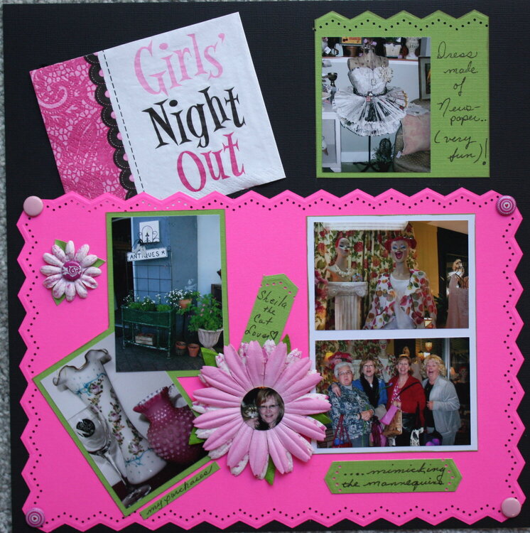 Right side Girls Night Out layout