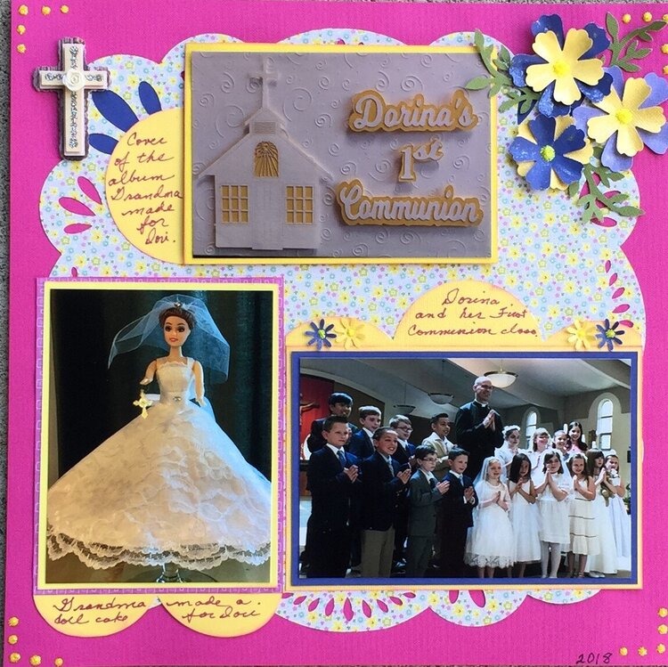 First Communion page