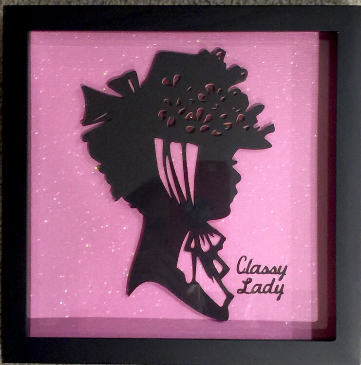Classy Lady silhouette