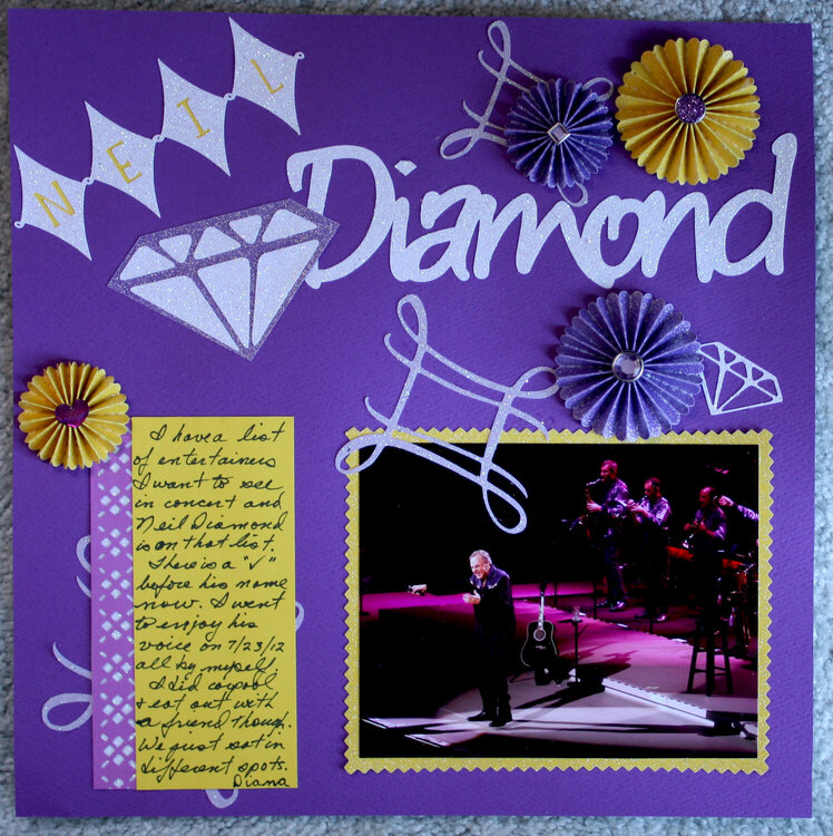 Neil Diamond in concert