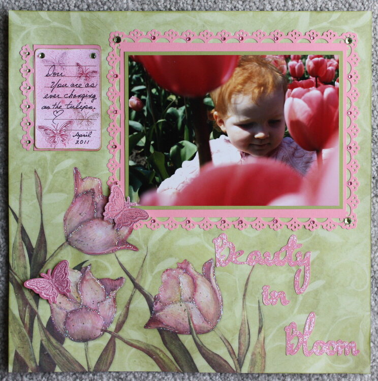 &#039;Beauty In Bloom&quot; layout