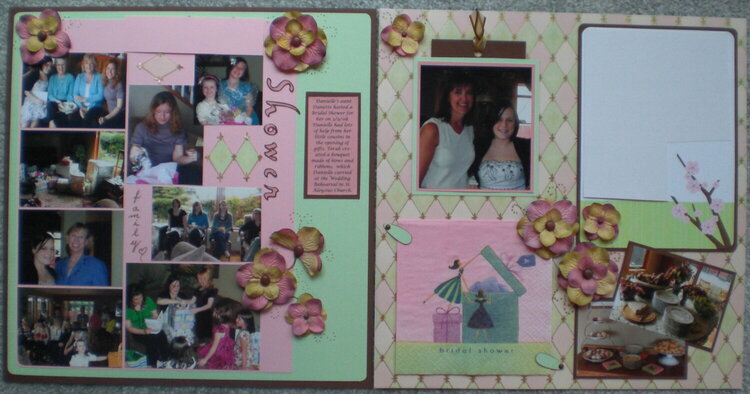#2 Bridal Shower Two-Page spread
