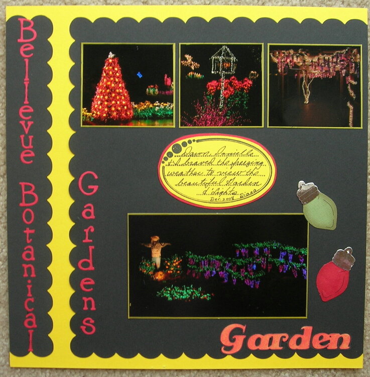 Left side of two-pager, Garden d&#039;Lights