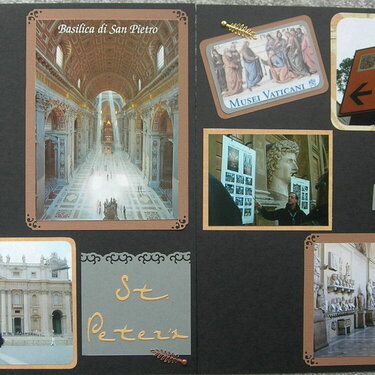 Two page layout of Vatican