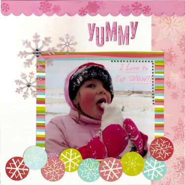 Yummy    I Love to Eat Snow!!!