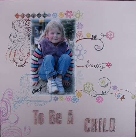 To Be A Child (Totally Stamped LO)