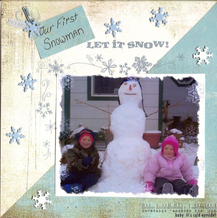 first snowman 8x8 Lo