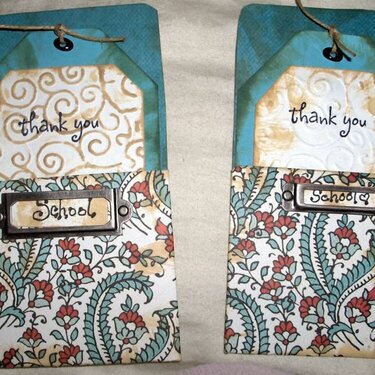 Pocket Thank you cards