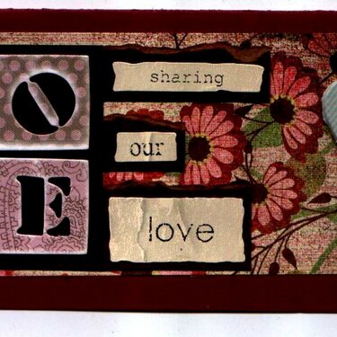 Sharing our Love Card - More than Scrapbooking -September Kit
