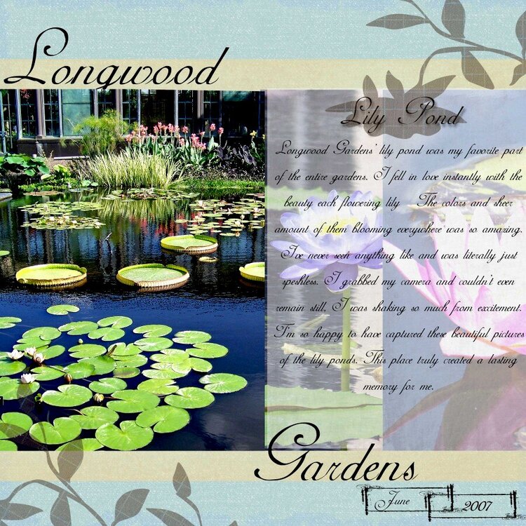 Longwood Gardens - Lily Pond