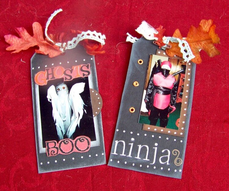 Pumpkin Carving Party - Costume Tags