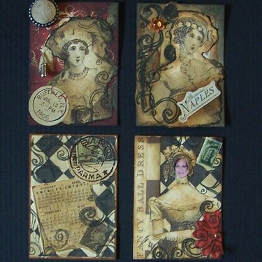 Vintage ATC Cards