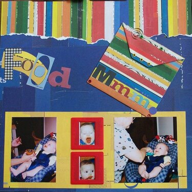 First Scrapbooking pages