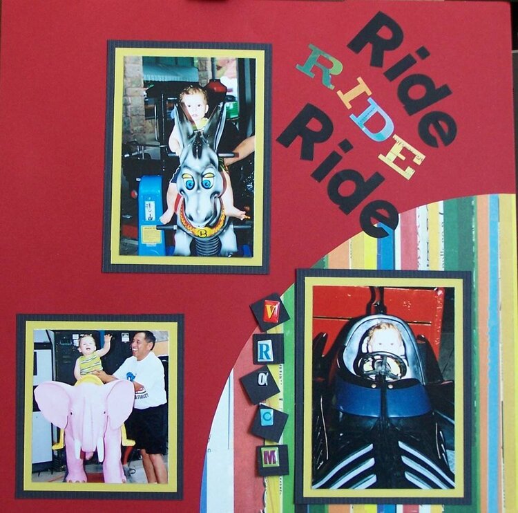 Second page to arcade fun... ride ride ride