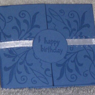 Happy Birthday - Gate Folded Card