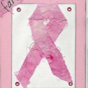 faith - pink ribbon, breast cancer