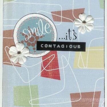 smile...  it&#039;s contagious - card