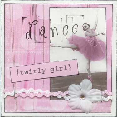 twirly girl card