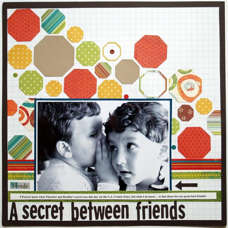 Published: Scrapbook Trends  A secret Between Friend