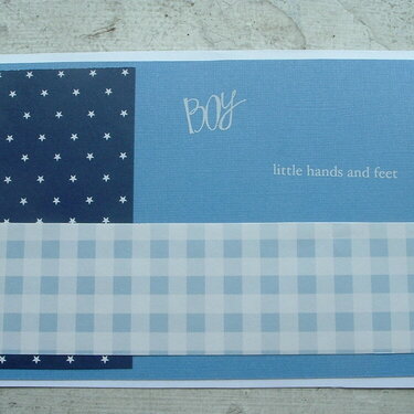 baby boy card