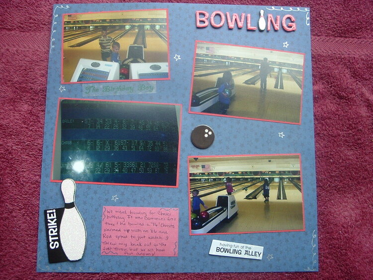 Bowling Birthday party