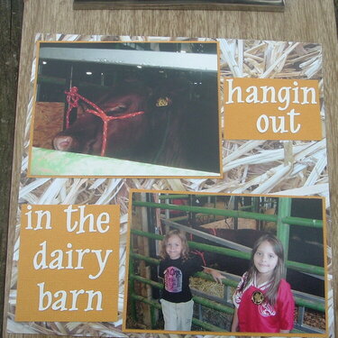 Hangin Out in the Dairy Barn