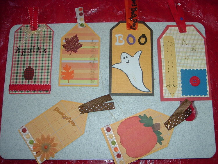 Tags for fall swap