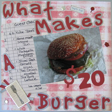 20 $ hamburger