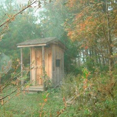 6-Wooden Outhouse