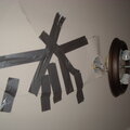 Taped up ceiling