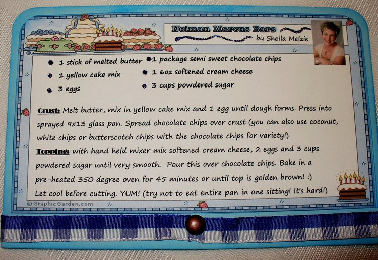 Lame Recipe Card #2