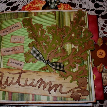 Autumn Paper Bag Book for Women&#039;s Wellness Retreat