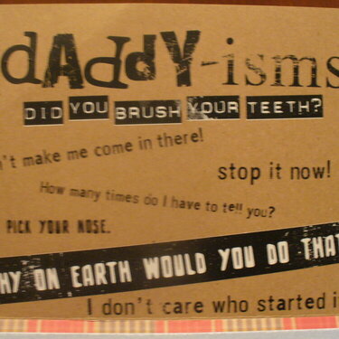 Daddy-isms