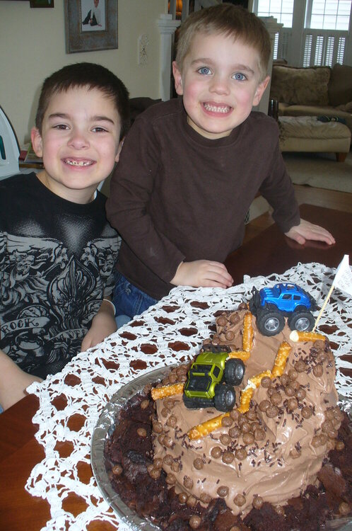 Birthday Boy and Cake Decorator