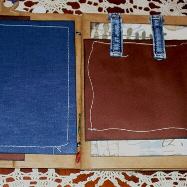 Denim Paper Bag Book