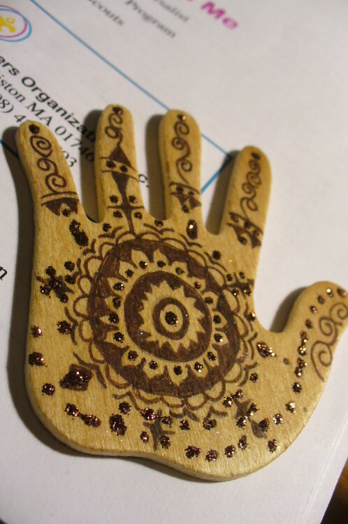 INDIA inspired hand