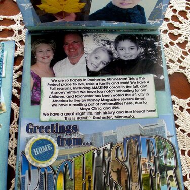 MINNESOTA Circle Journal page for Sheila Rob