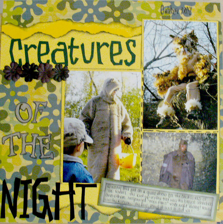 Creatures of the Night (Aidan&#039;s)