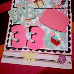 front of birthday card