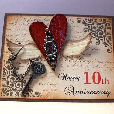 10th Anniversary Card