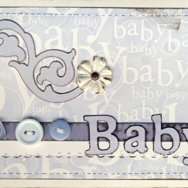 Baby Boy card