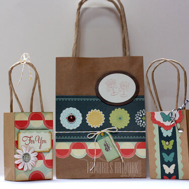 Altered Gift Bags