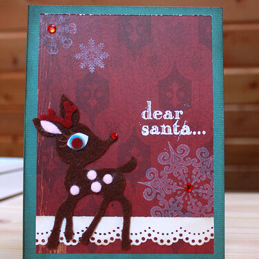 Dear Santa Deer